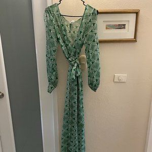 Green Summer Maxi Dress